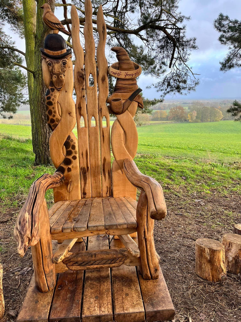 Hand Carved Chairs Celebrating the Animals of the Natural World