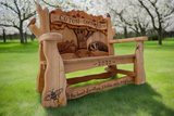 Handcrafted Coton Orchard Bench - Celebrating Heritage and Nature