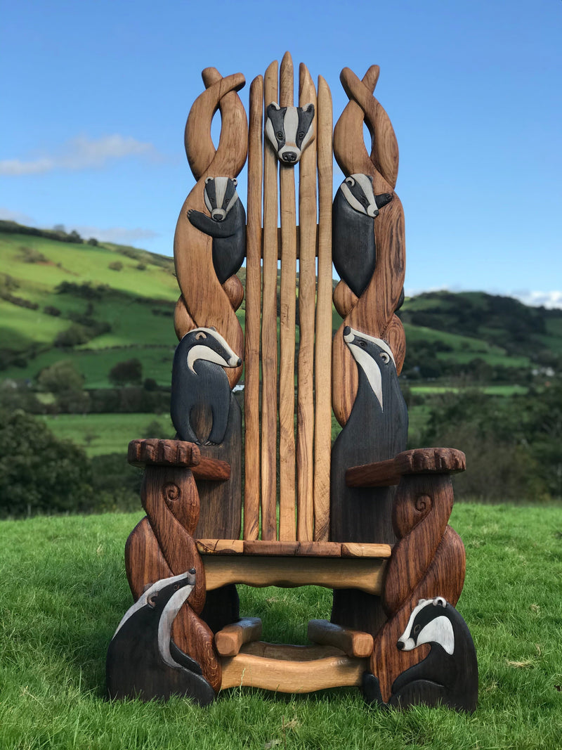 Hand Carved Chairs Celebrating the Animals of the Natural World