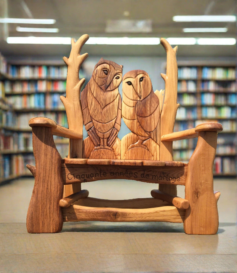 Hand Carved Chairs Celebrating the Animals of the Natural World