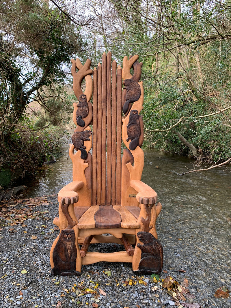 Hand Carved Chairs Celebrating the Animals of the Natural World