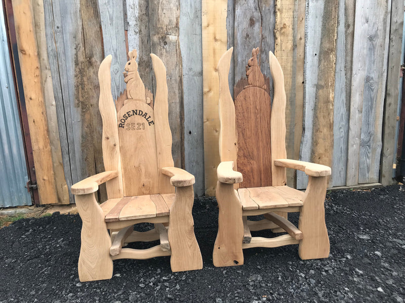 Hand Carved Chairs Celebrating the Animals of the Natural World