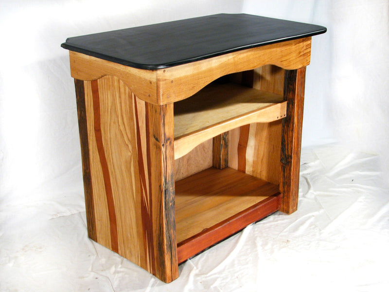 Wood and slate kitchen dresser